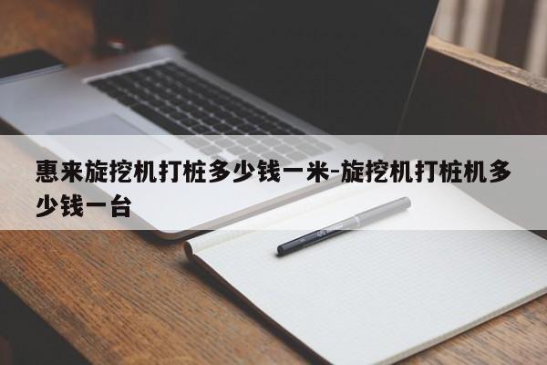 惠来旋挖机打桩多少钱一米-旋挖机打桩机多少钱一台