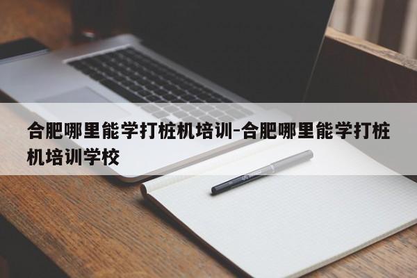 合肥哪里能学打桩机培训-合肥哪里能学打桩机培训学校