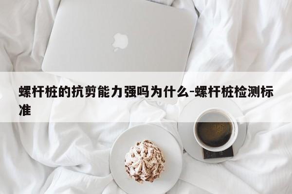 螺杆桩的抗剪能力强吗为什么-螺杆桩检测标准