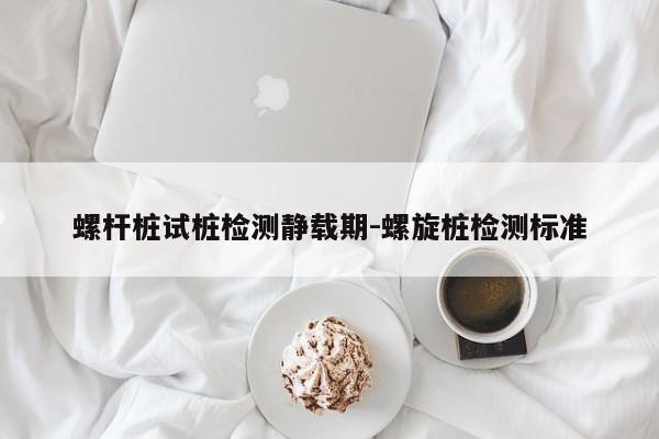 螺杆桩试桩检测静载期-螺旋桩检测标准