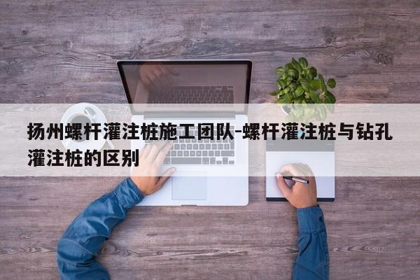 扬州螺杆灌注桩施工团队-螺杆灌注桩与钻孔灌注桩的区别