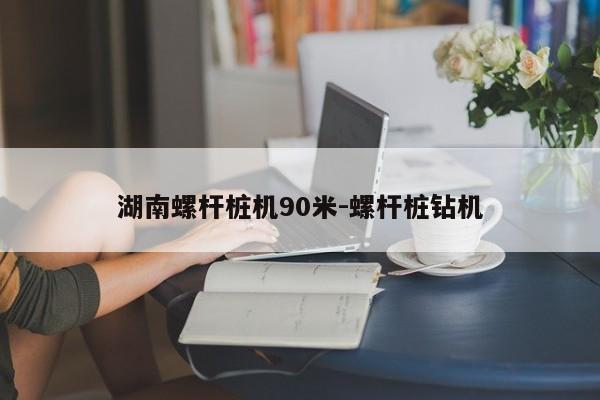 湖南螺杆桩机90米-螺杆桩钻机