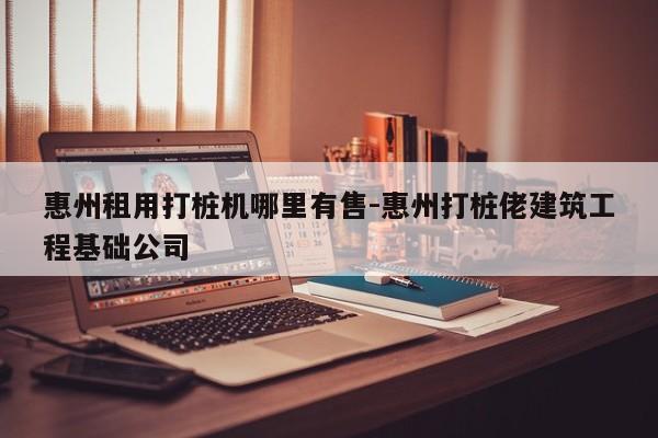 惠州租用打桩机哪里有售-惠州打桩佬建筑工程基础公司